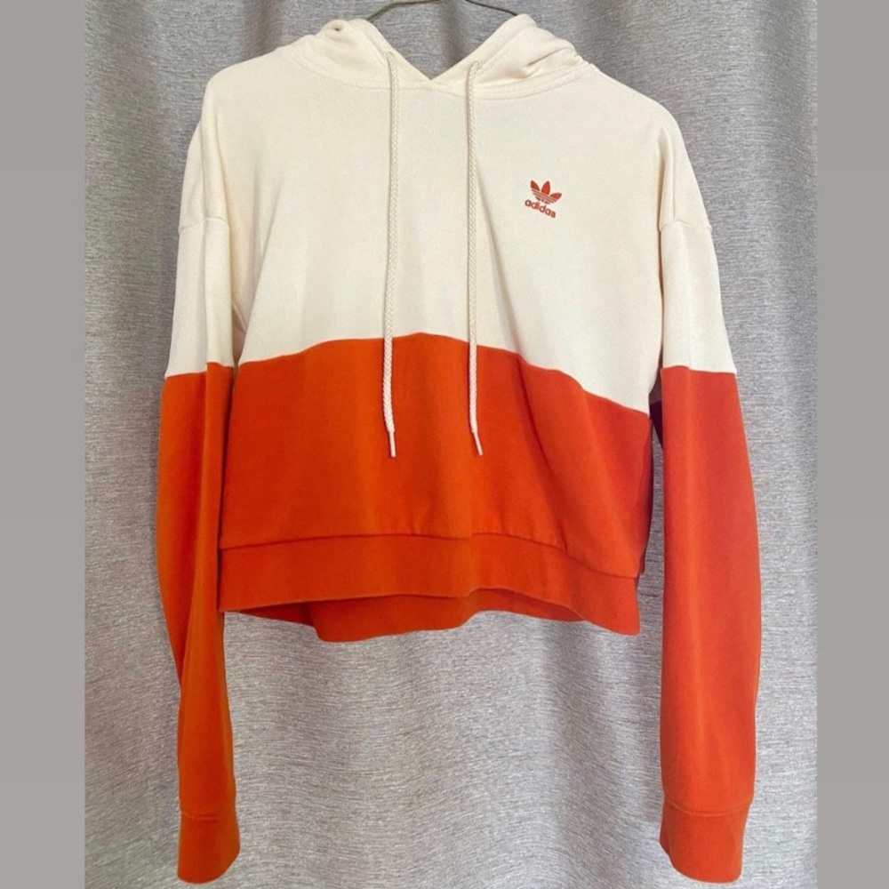 ADIDAS ❀ color-block hoodie